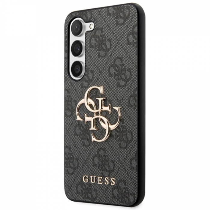 Guess - Guess Galaxy A55 5G Mobilskal Big Metall Logo - Svart