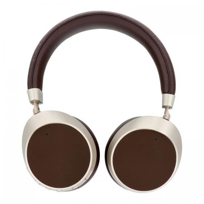 Blue Star - Blue Star Trdlsa Hrlurar Over-Ear Bluetooth - Brun