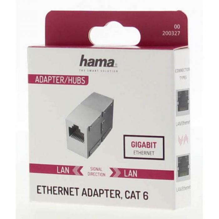 Hama - HAMA Adapter Ntverk CAT6 1 Gbit/s