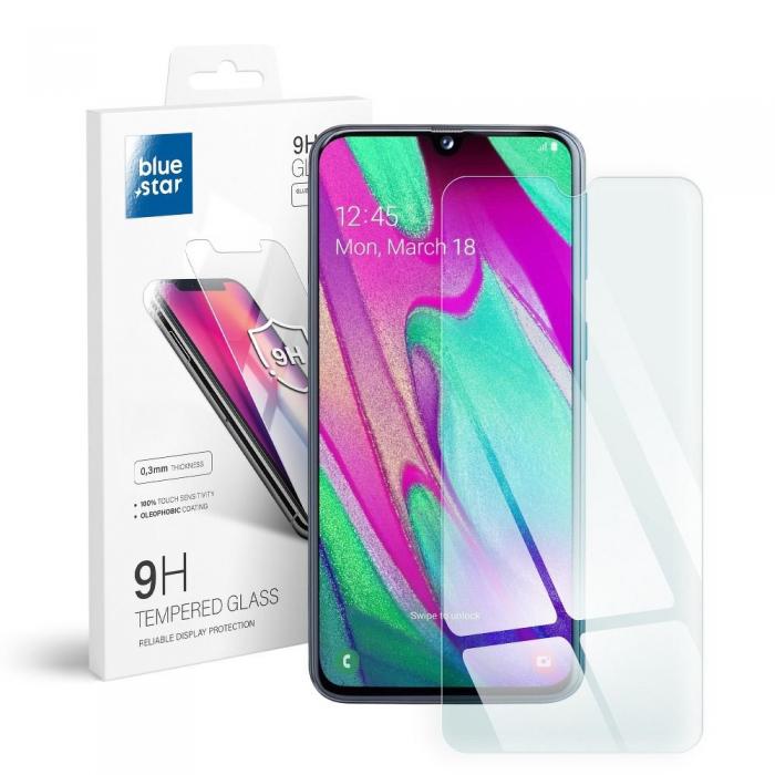 Blue Star - Blue Star Samsung Galaxy A40 Skrmskydd av Hrdat Glas