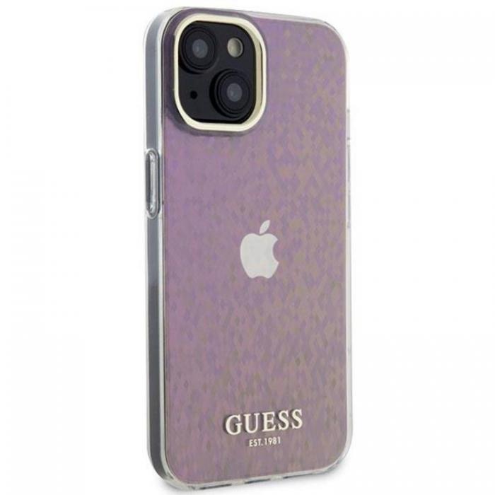 Guess - Guess iPhone 15 Mobilskal IML Faceted Mirror Disco Iridescent