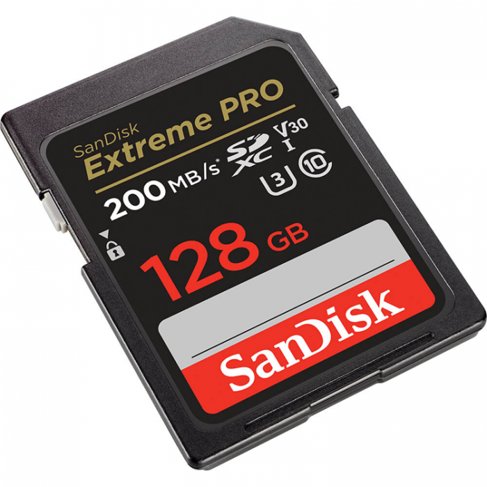 Sandisk - SANDISK SDXC Extreme Pro 128GB 200MB/s UHS-I C10 V30 U3