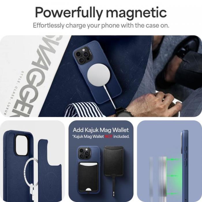 Spigen - Spigen iPhone 16 Pro Max Mobilskal MagSafe Cyrill Kajuk - Navy