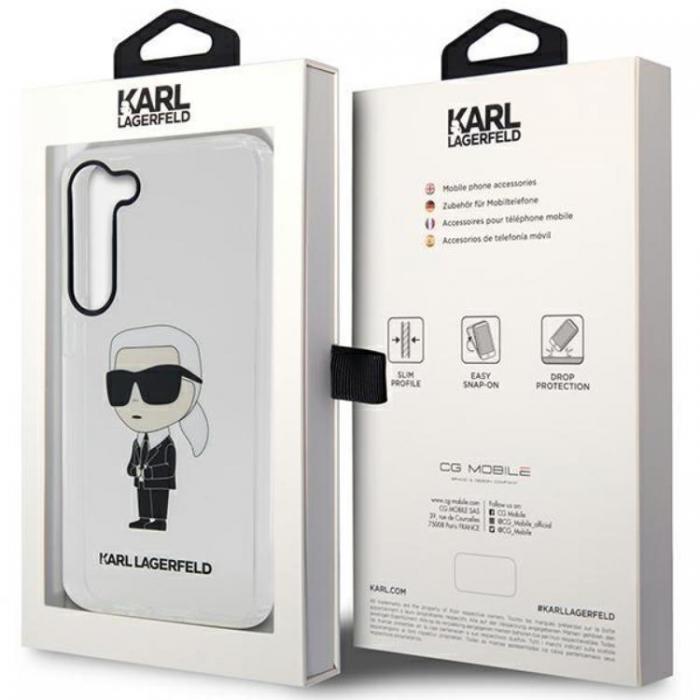 KARL LAGERFELD - Karl Lagerfeld Galaxy S23 Plus Mobilskal Ikonik Karl - Clear