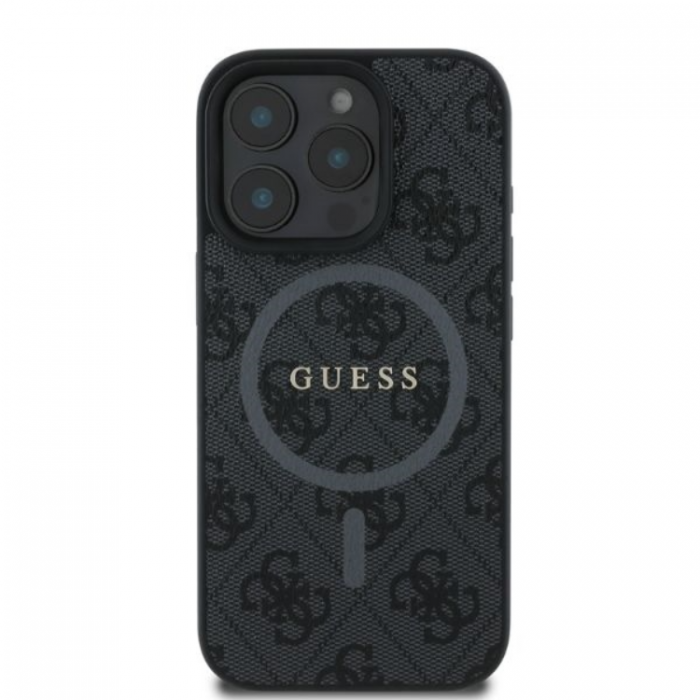 Guess - Guess iPhone 16 Pro Mobilskal Magsafe 4G Ring Classic Logo