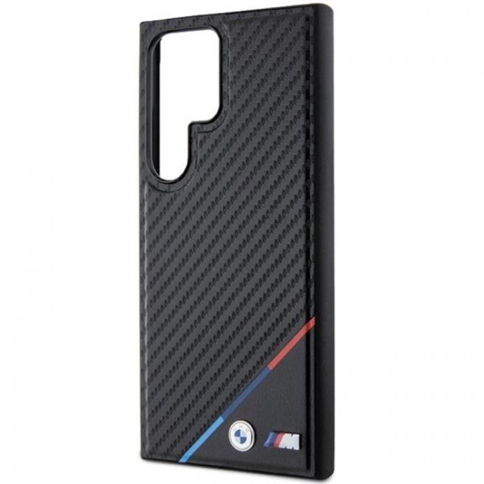 BMW - BMW Galaxy S24 Ultra Mobilskal MagSafe Carbon Tricolor Line