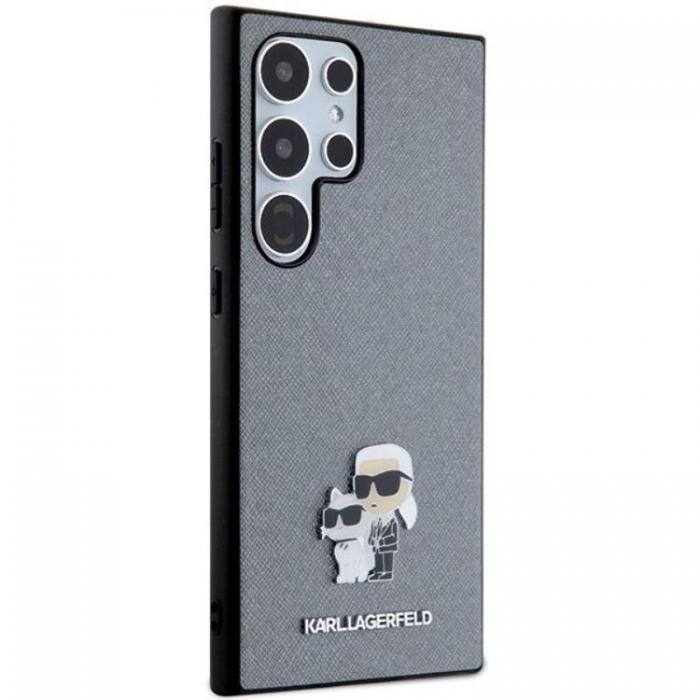 KARL LAGERFELD - Karl Lagerfeld Galaxy S24 Ultra Mobilskal Saffiano Metal Pin