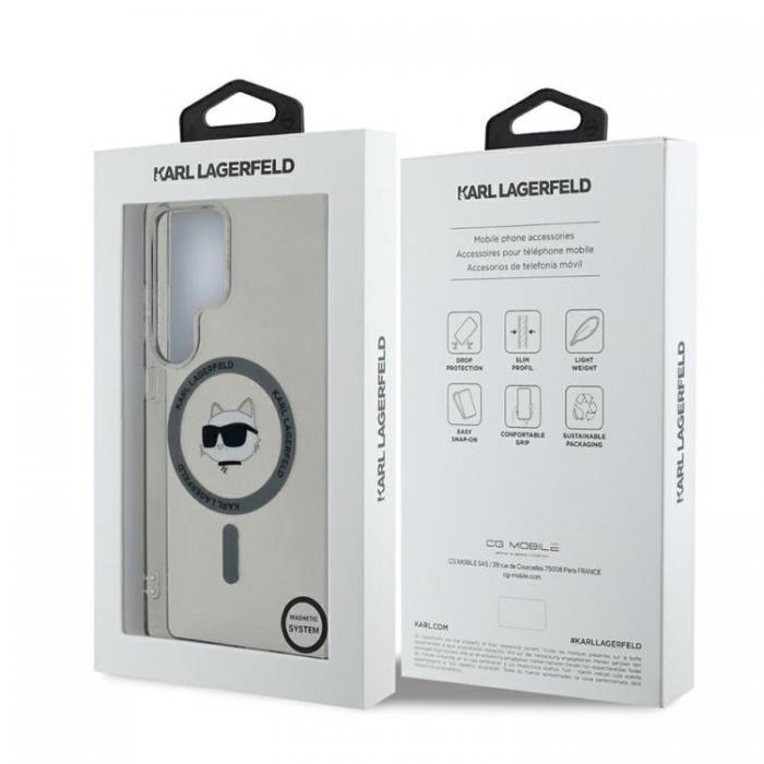 KARL LAGERFELD - Karl Lagerfeld Galaxy S25 Ultra Mobilskal MagSafe Choupette Printed Logo - Svart