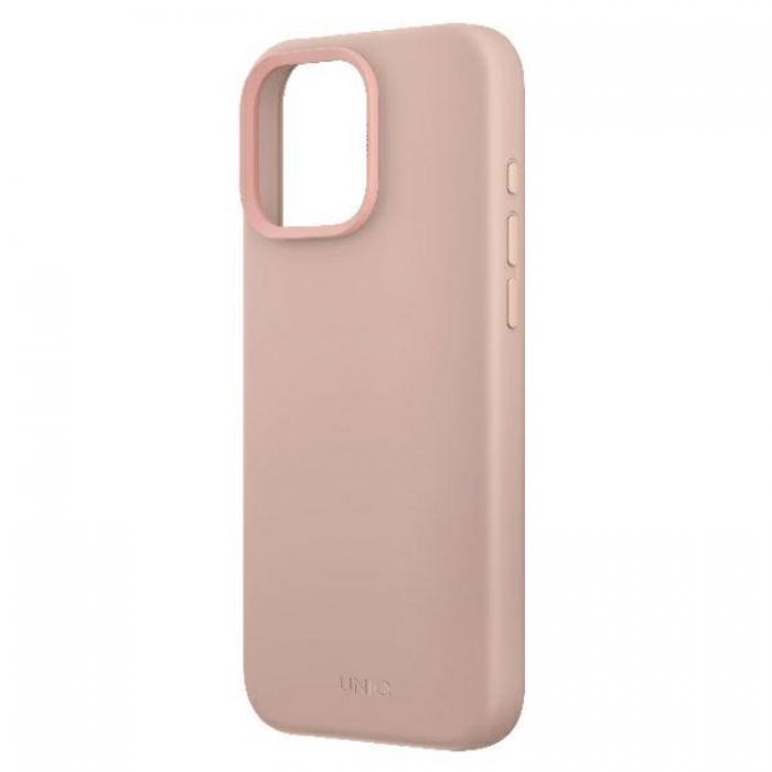 UNIQ - Uniq iPhone 16 Pro Mobilskal Magsafe Lino Hue - Rosa