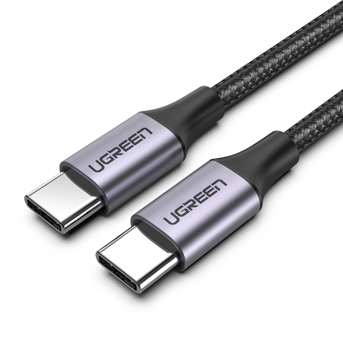 Ugreen - Ugreen USB-C 3.1 Till USB-C 3.1 Kabel 1.5m - Gr