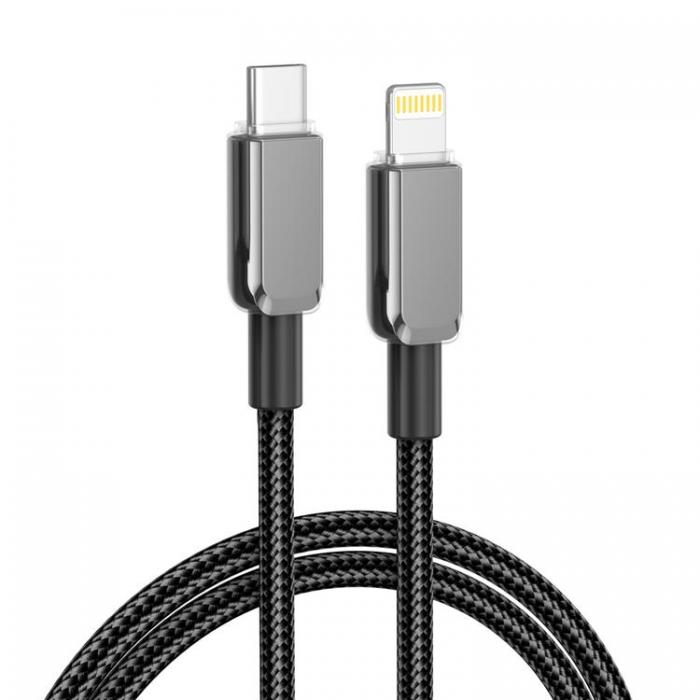 XO - XO USB-C till Lightning kabel 27W 0.35m NB-Q250A PD - Svart