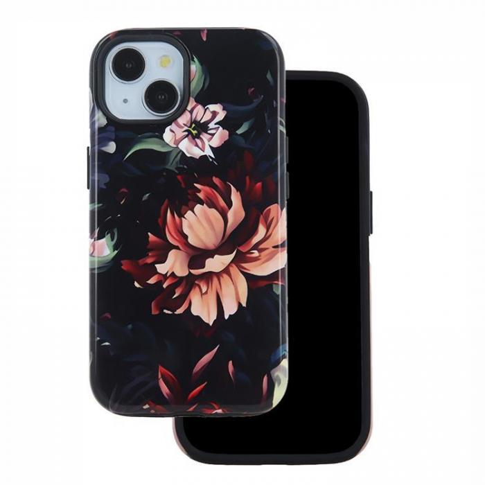 A-One Brand - iPhone 15 Pro Mobilskal Decor - Peony