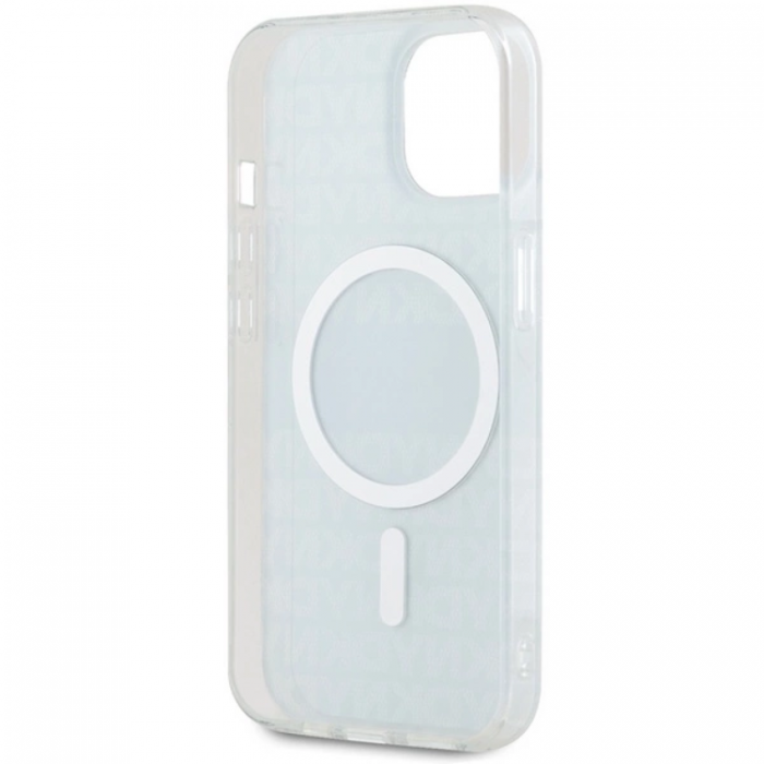 DKNY - DKNY iPhone 15/14/13 Mobilskal Magsafe IML Mono & Stripe - Bl