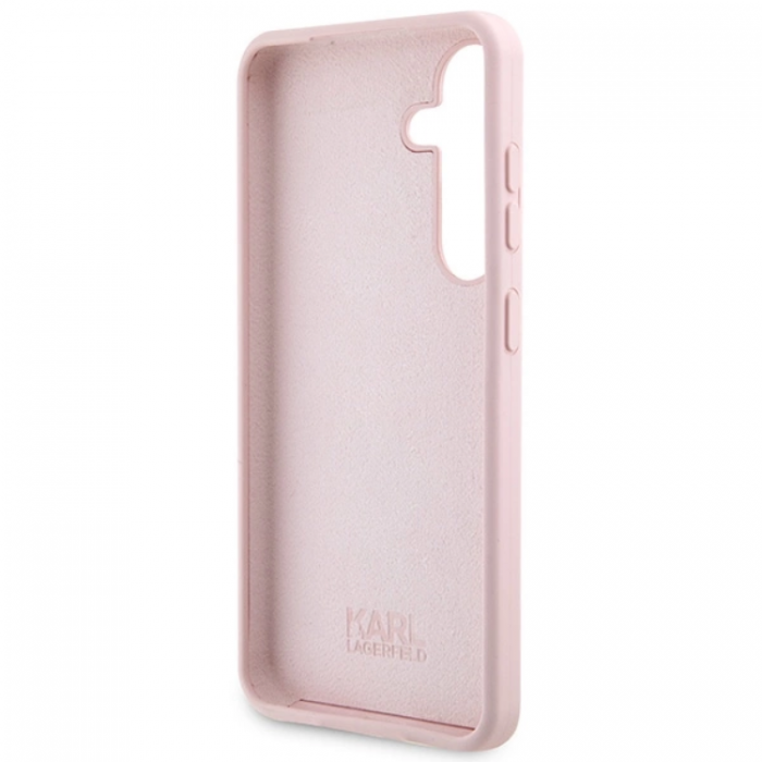 KARL LAGERFELD - Karl Lagerfeld Galaxy S24 Mobilskal Silikon Choupette - Rosa