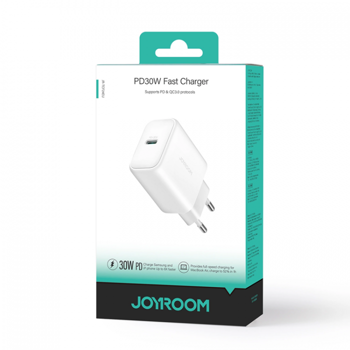 Joyroom - Joyroom JR-TCF24 Snabbladdare 30W USB-C PD QC SFC