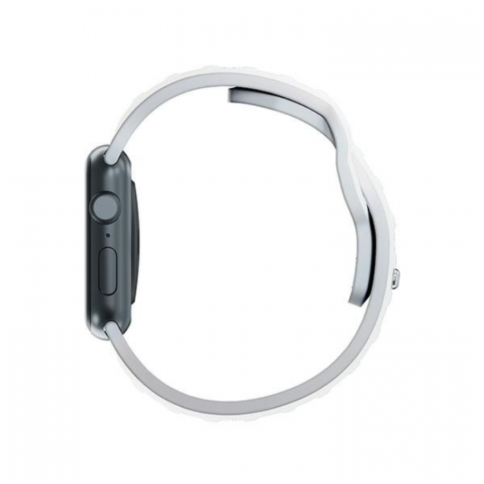 3MK - 3mk Apple Watch (38/40/41mm) Armband Silikon - Vit