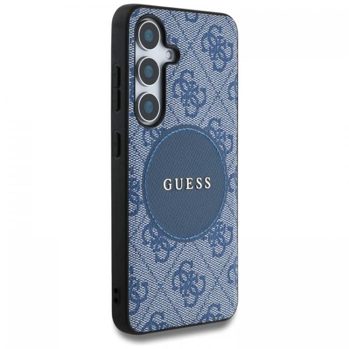 Guess - Guess Galaxy S25 Mobilskal MagSafe Round Patch Classic Logo - Bl