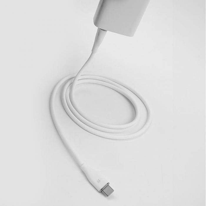 Forever - Forever USB-C till USB-A kabel 1m 6A - Vit