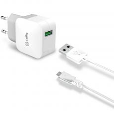 Celly - Celly USB-laddare MicroUSB 2 4A