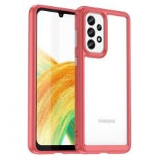 OEM - Galaxy A33 5G Skal Outer Space Flexible - Röd