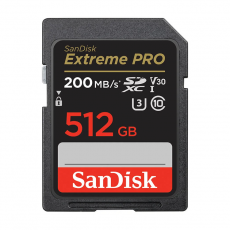 Sandisk - SANDISK SDXC Extreme Pro 512GB 200MB/s UHS-I C10 V30 U3