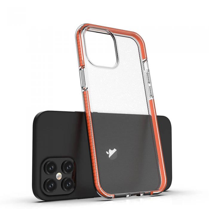 UTGATT4 - Spring Case iPhone 12 Pro Max skal gul