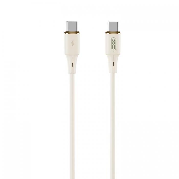 XO - XO USB-C Till USB-C 60W Kabel 1m PD NB-Q261 - Beige