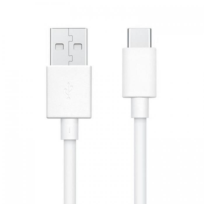 OPPO - OPPO USB-A Till USB-C 3A Kabel 1m Bulk - Vit