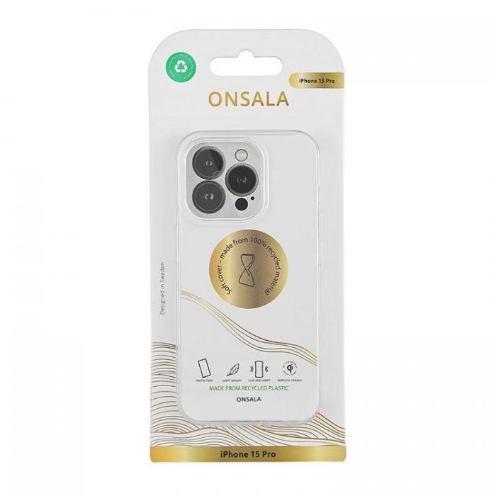 Onsala - Onsala iPhone 15 Pro Mobilskal Recycled - Transparent