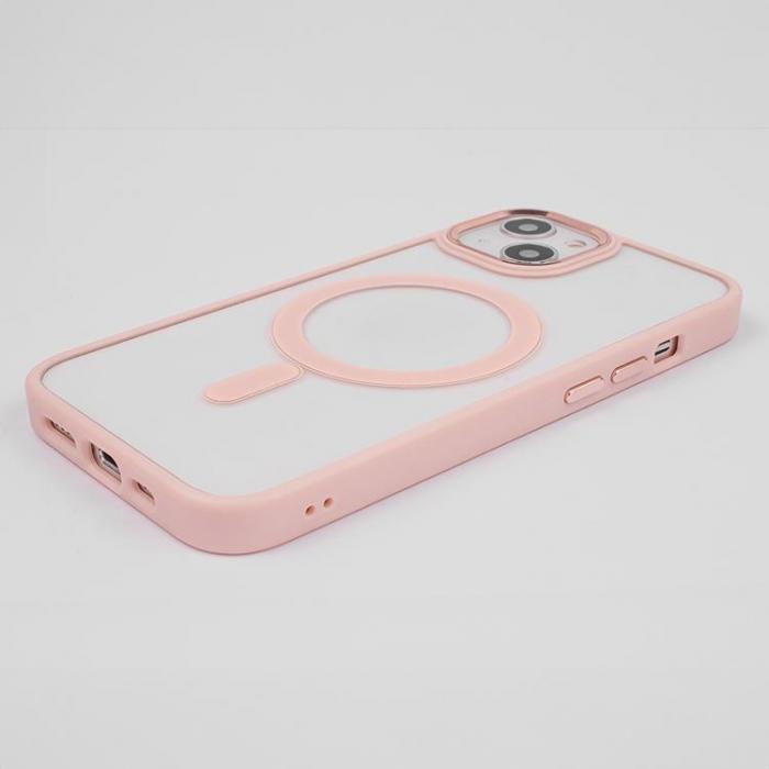 A-One Brand - iPhone 16 Pro Mobilskal MagSafe Satin Clear - Rosa