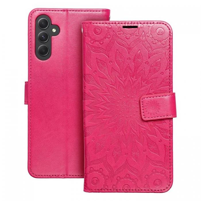 A-One Brand - Galaxy A34 5G Plnboksfodral Mezzo Mandala - Magenta