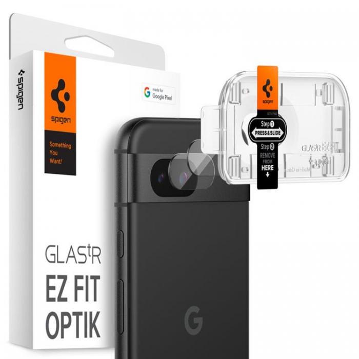 Spigen - Spigen [2-Pack] Google Pixel 8A Kameralinsskydd Hrdat Glas