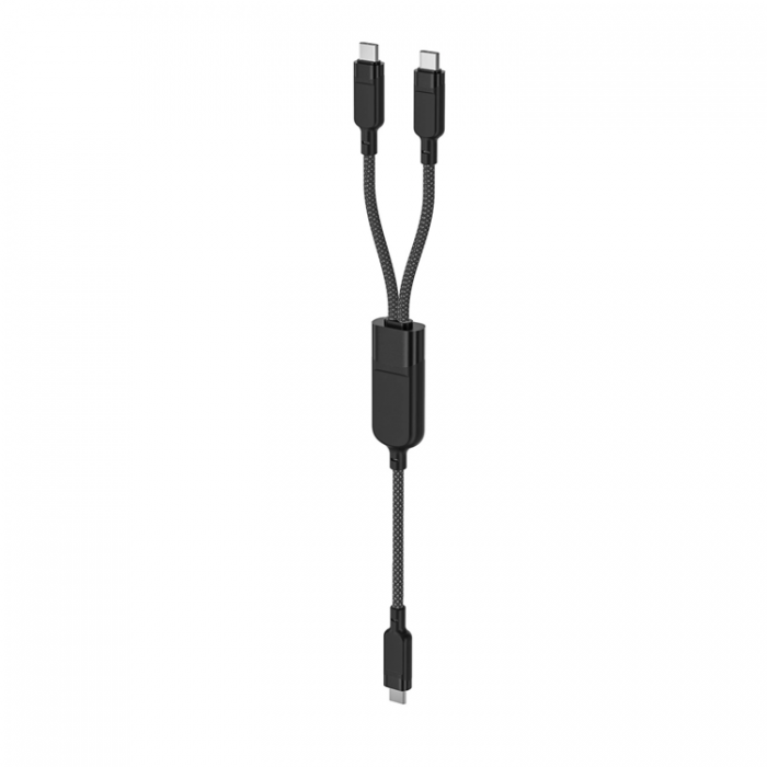 Acefast - Acefast C5-11 2in1 USB-C/USB-C PD 100W Kabel 480Mb/s