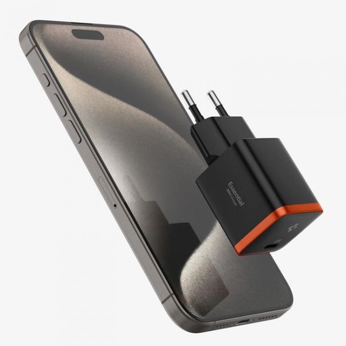 Spigen - Spigen Snabbladdare 30W EE301EU Arcstation Essential - Svart