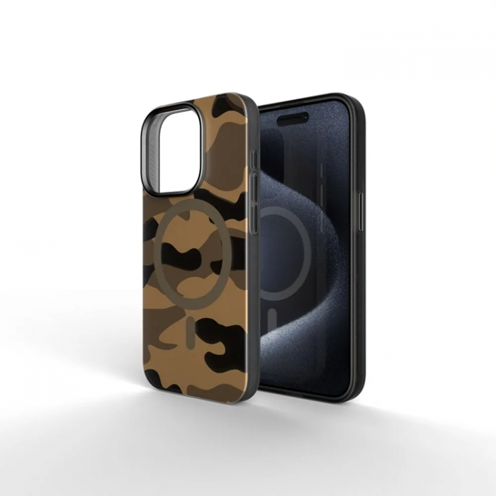 Spigen - Forcell iPhone 16 Mobilskal MagSafe F-Protect - Desert Camo