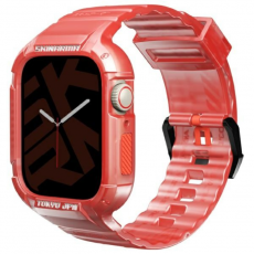 Skinarma - Skinarma Apple Watch (44/45mm) Armband Saido - Röd