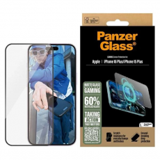 PanzerGlass - PanzerGlass iPhone 16 Plus Härdat Glas Skärmskydd Ultra-Wide Gaming- Clear