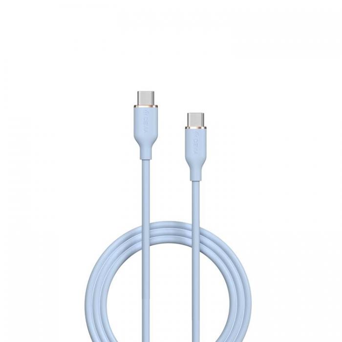 Devia - Devia USB-C Till USB-C 60W Kabel 3A 1.2m Jelly EC632 - Bl