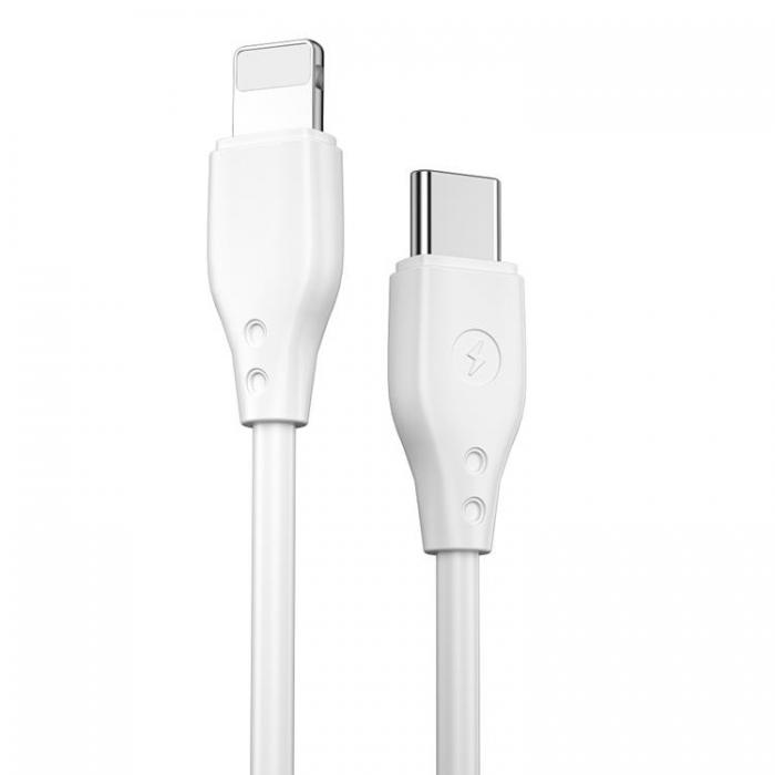 WIWU - WIWU USB-C Till Lightning 30W 1m Kabel Wi-C002 Pioneer - Vit