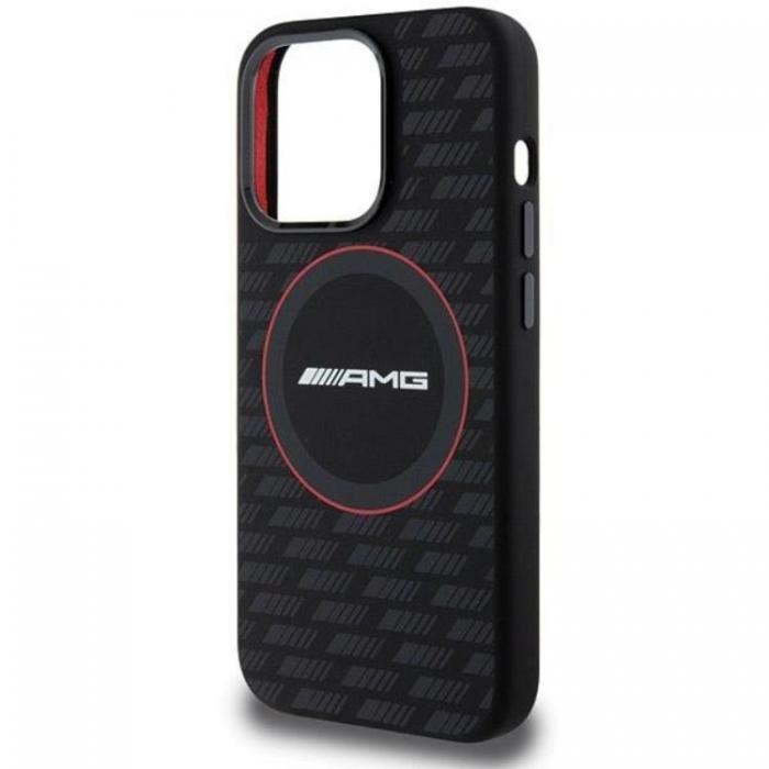 Mercedes - AMG iPhone 15 Pro Max Mobilskal MagSafe Silikon Carbon Pattern