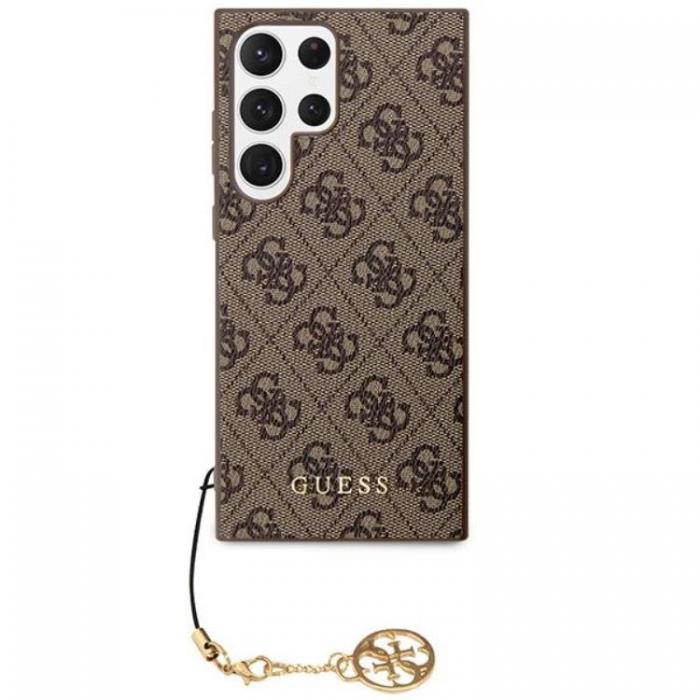 Guess - Guess Galaxy S24 Ultra Mobilskal Charms Collection - Brun