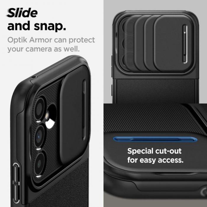 Spigen - Spigen Galaxy A54 5G Mobilskal Optik Armor - Svart