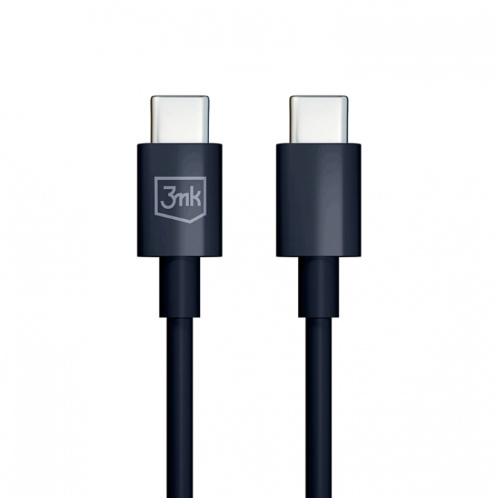 3MK - 3mK Hyper USB-C till USB-C kabel 100W 1.2m - Svart