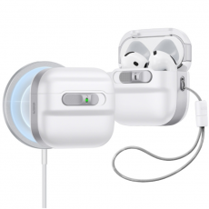 ESR - ESR Airpods 4 Skal Magsafe Halolock - Vit