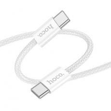 Hoco - Hoco USB-C till USB-C kabel 1m 60W - Vit