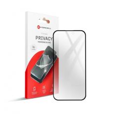 Forcell - Forcell iPhone X/XS/11 Pro Härdat Glas Skärmskydd Privacy - Svart