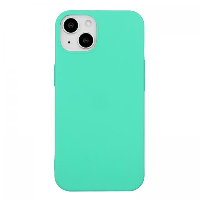 A-One Brand - iPhone 15 Plus Mobilskal TPU Matte Slim-Fit - Cyan