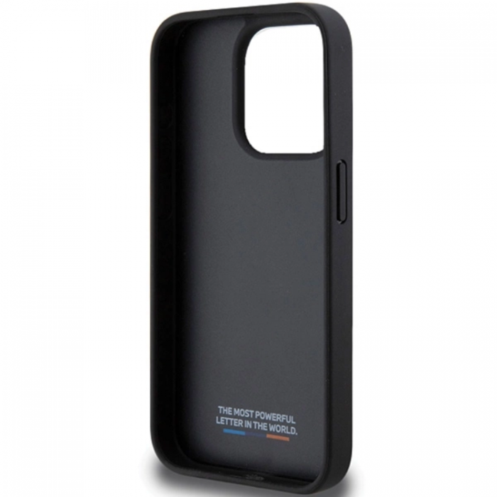 BMW - BMW iPhone 15 Pro Max Mobilskal Perforated Tricolor Line