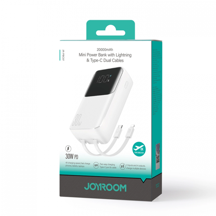 Joyroom - Joyroom Powerbank 20000mAh 30W Mini - Vit