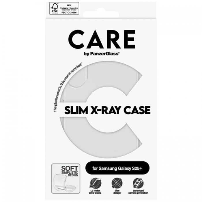 PanzerGlass - CARE By PanzerGlass Galaxy S25 Plus Mobilskal Fashion X-Ray - Clear